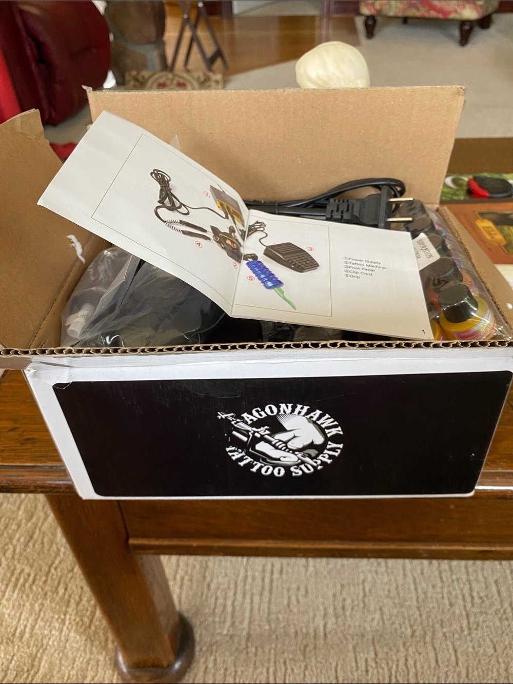 Dragon hawk Tattoo kit